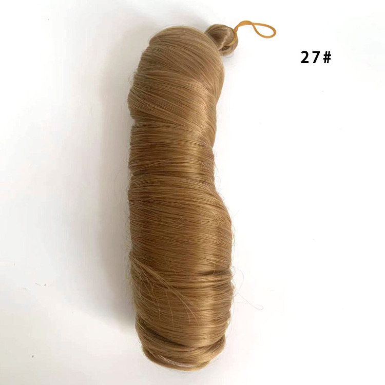 factory wholesale 150g PonyStyle Crochet Braid Attachments Braids Spiral French Curls Extension Synthetic Curly Braiding Hair