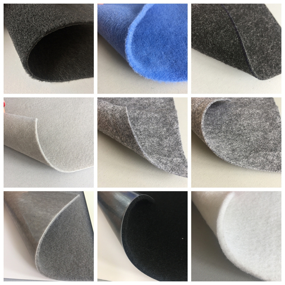 Premium grade needle punch nonwoven fabric for automotive carpet