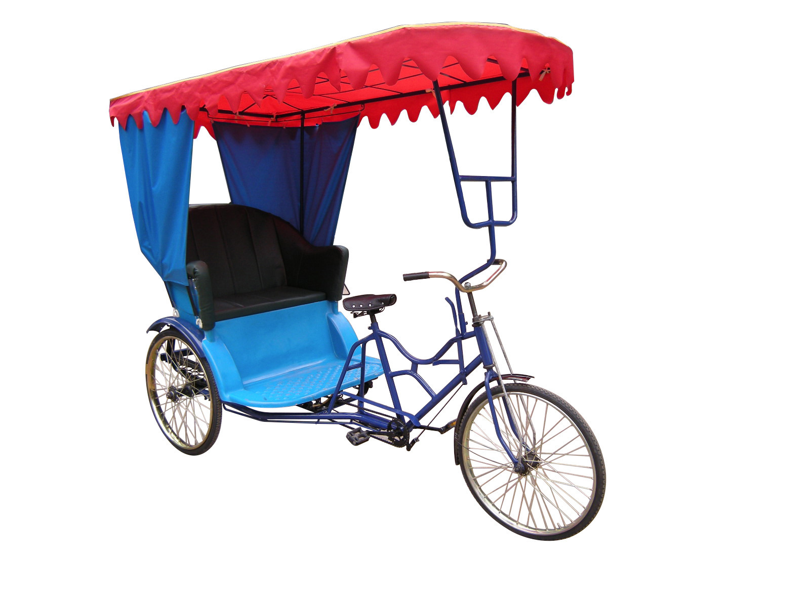 Legendary Human Bicycle Powered Tricycle Peddle Scooter Canopy Cargo Bike