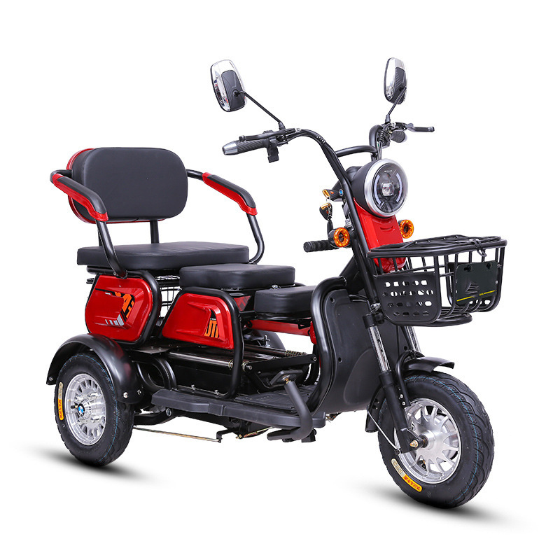 3 Express Motorcycle With E Rickshaw Wheeled For Scooter De Equipped Dual Battery Tricycles Disabled Car Bike Electric Tricycle