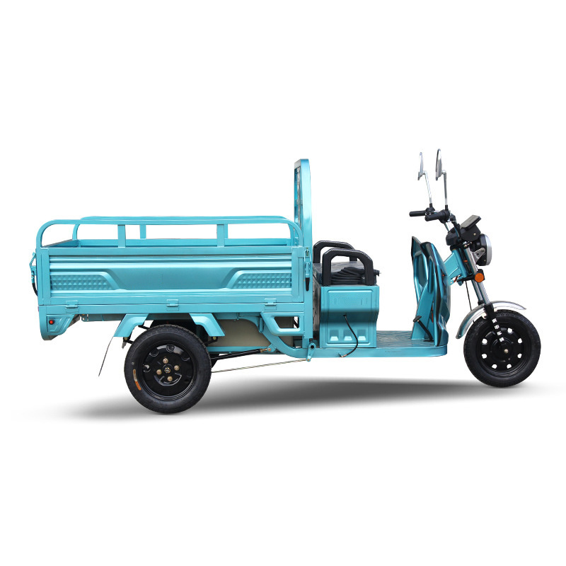 Electric Van 400Kg Docker For Motorcycle Guangzhou Mini Passenger And Gasoline Powered 1200W Cargo Tricycle