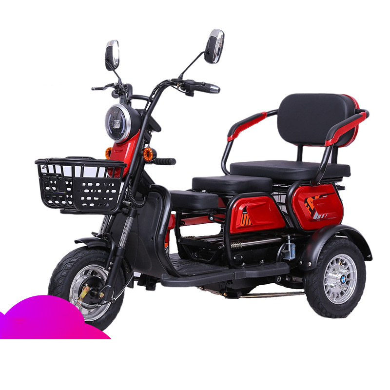 3 Express Motorcycle With E Rickshaw Wheeled For Scooter De Equipped Dual Battery Tricycles Disabled Car Bike Electric Tricycle