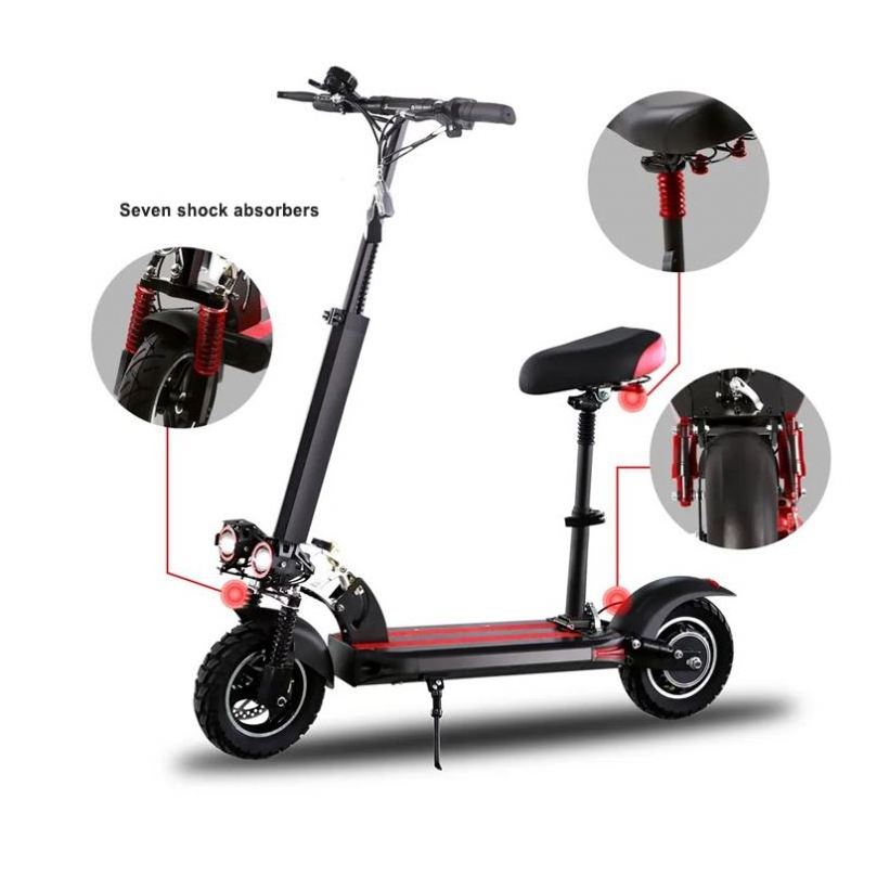 Electric With For Adult Wheel Battery Seat 3 Foldable Scooters Three Adults Bike Mobility China 48V Removable Umbrella Scooter