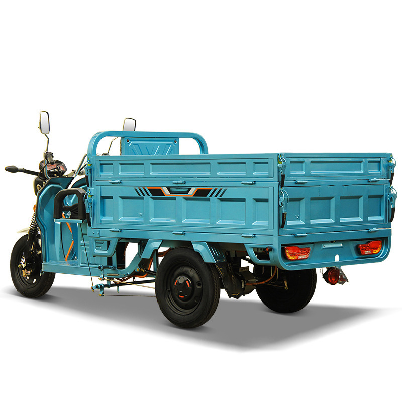 Electric Van 400Kg Docker For Motorcycle Guangzhou Mini Passenger And Gasoline Powered 1200W Cargo Tricycle