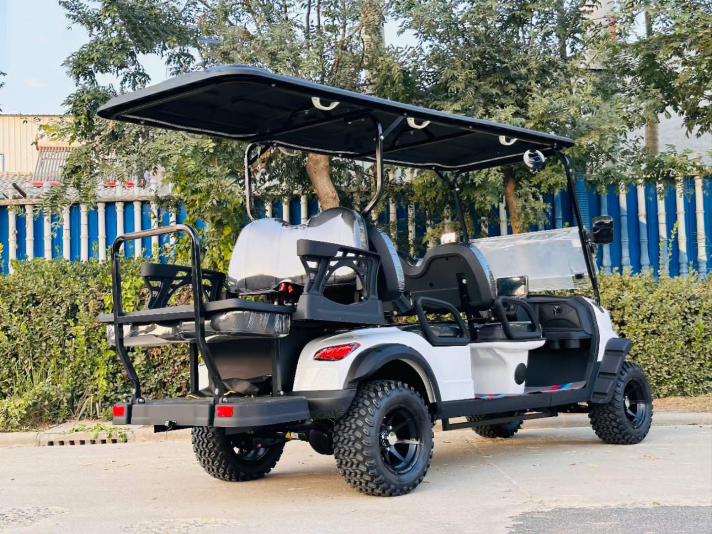 Controller Lithium Electric Accelerator Pedal Mini Trailer 5 Person Alumenium 6 Seater Aluminium Shining Booster 48V Golf Cart