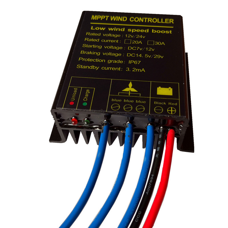 220V On Grid 10Kw Pitch Control For Hybrid 20Kw Inverter On-Grid Solar Charger 1Kw Regulator Small 48V Wind Turbine Controller