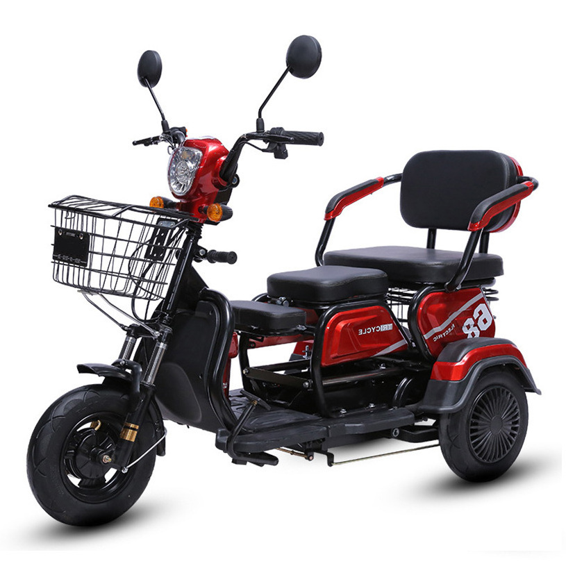 Wheel 3 Electric For Adult 2 Adults Seat 200Cc Bike Powerful Taxi Trailer Two Passenger 125Cc Recumbent Disabled Gear Tricycle