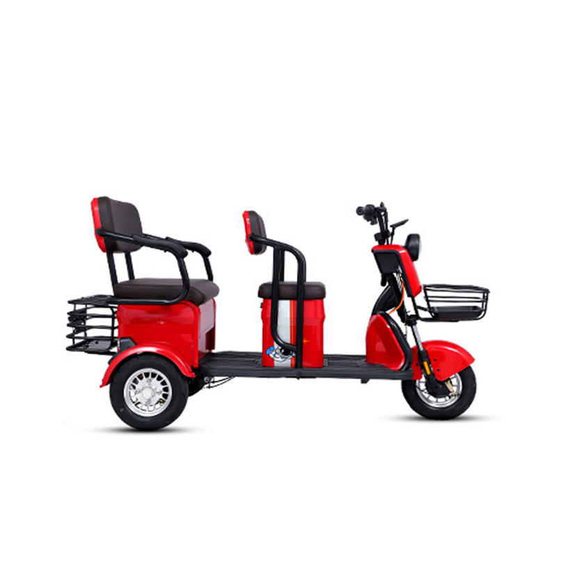 For Adult Electric Car Folding 3 Gas Europe Mini Wash Motorcycle Disabled Baby Foldable Kids Tandem Adults Seat Double Tricycle