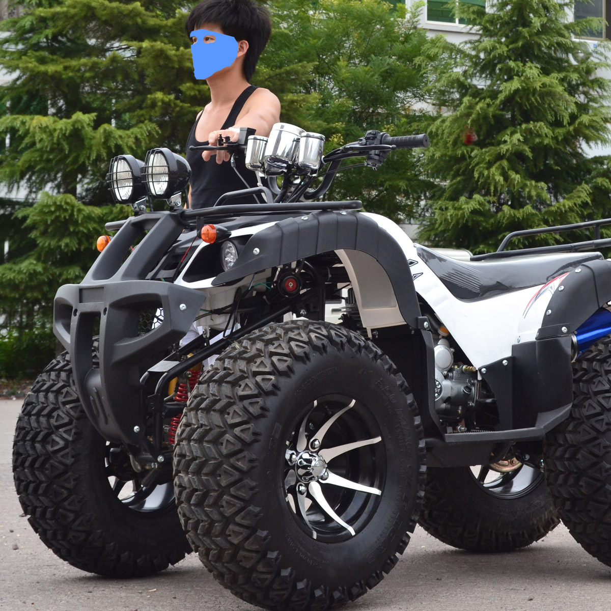 Agriculture  Adult ATV 4X4 Agriculture 250cc Cargo Farm ATV with Trailer  Hot Sales 125cc Motorcycle 110 ATV Quad Bike