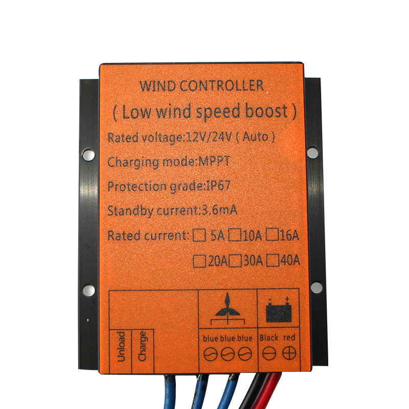 220V On Grid 10Kw Pitch Control For Hybrid 20Kw Inverter On-Grid Solar Charger 1Kw Regulator Small 48V Wind Turbine Controller