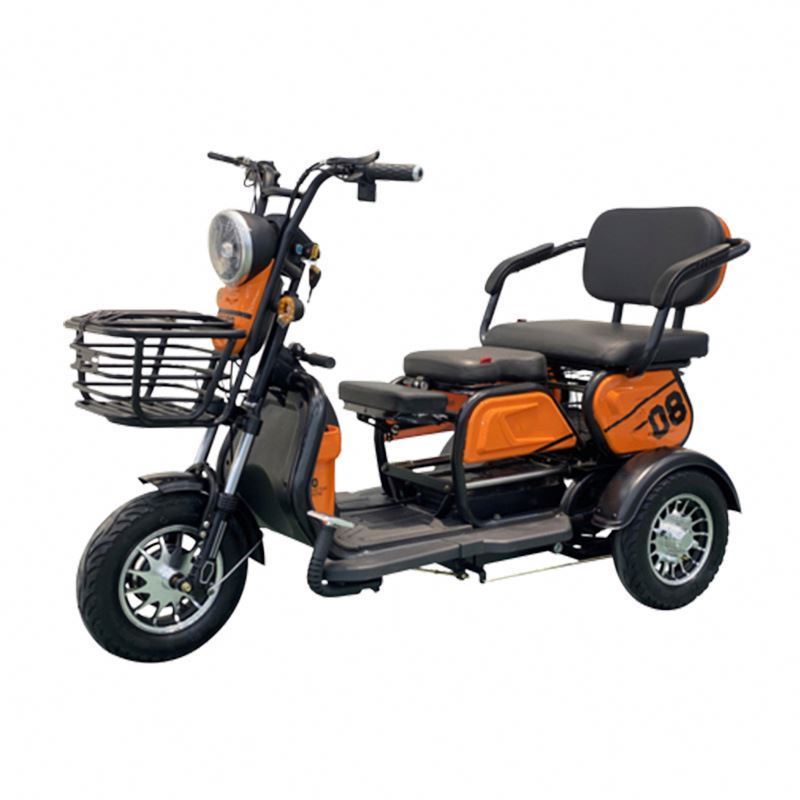 3 Wheel Taxi Bike Tuk Pedal Assist Wheeler Adult Kavaki Lower Cost Express Car Closed Electric Tricycle