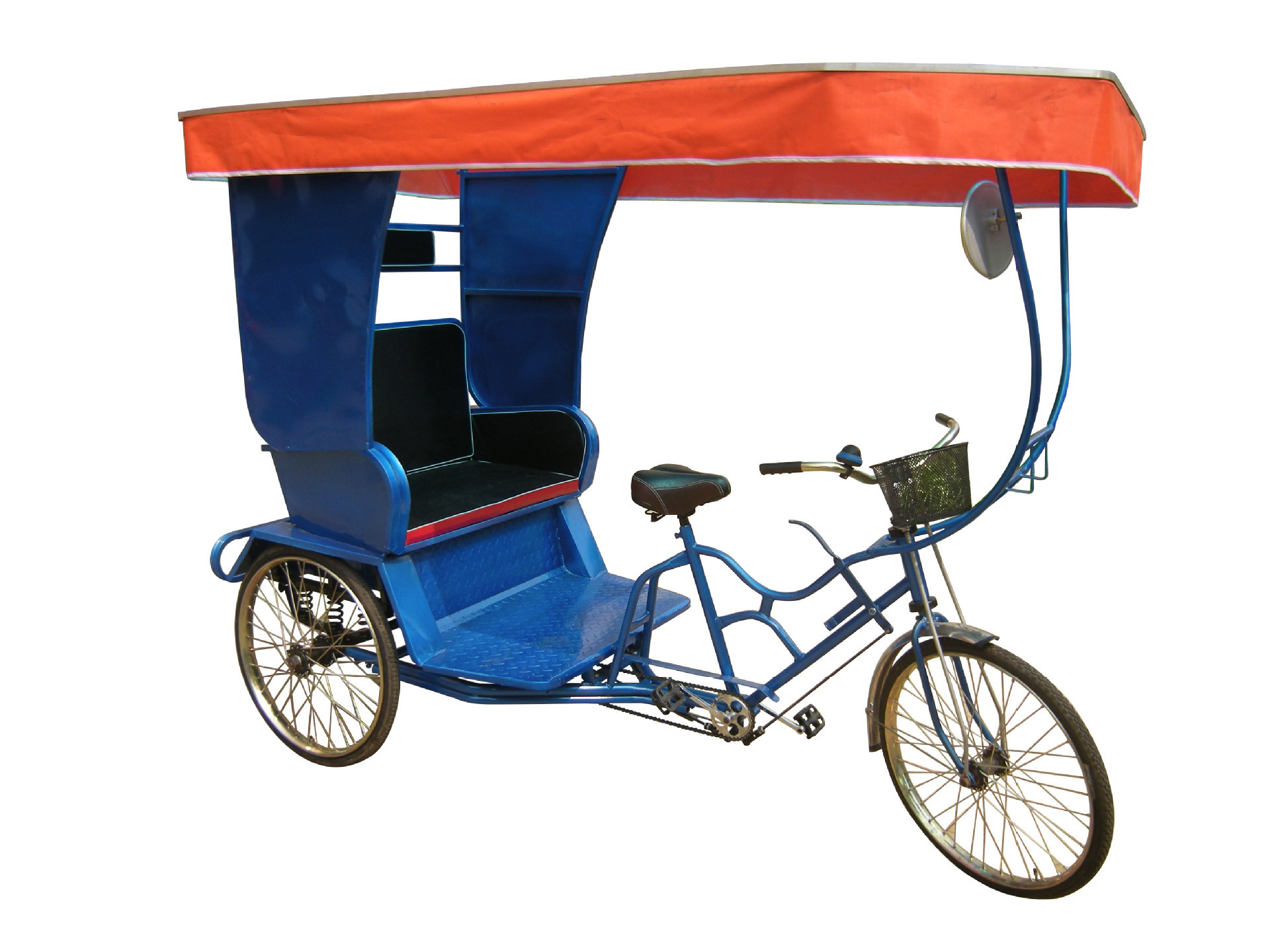 Legendary Human Bicycle Powered Tricycle Peddle Scooter Canopy Cargo Bike