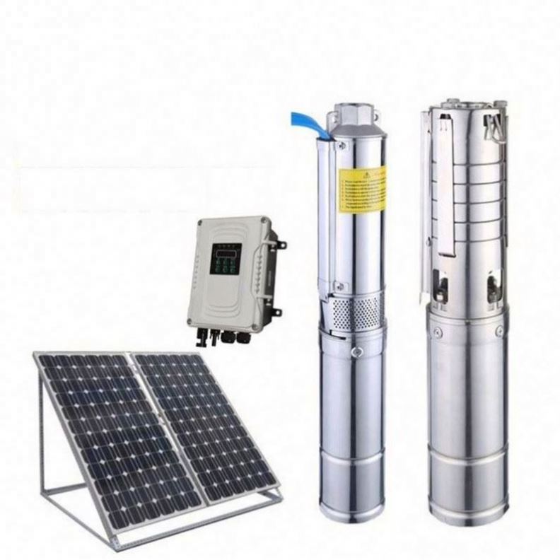 Solar Water Pump Solar Water Pump Suppliers High Pressure Irrigation 2 Inch Solar Powered Water Submersible Deep Well Pump