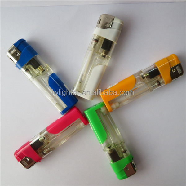 Cheap Price Refillable Electronic Lighter With LED