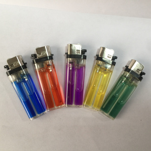 Plasma Custom Cheap Gas  Disposable Flint Transparent Lighter