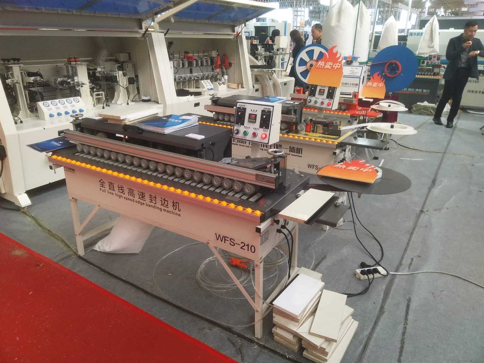 edge sealing machine  automatic high speed mdf small edge banding machine for straight and curve