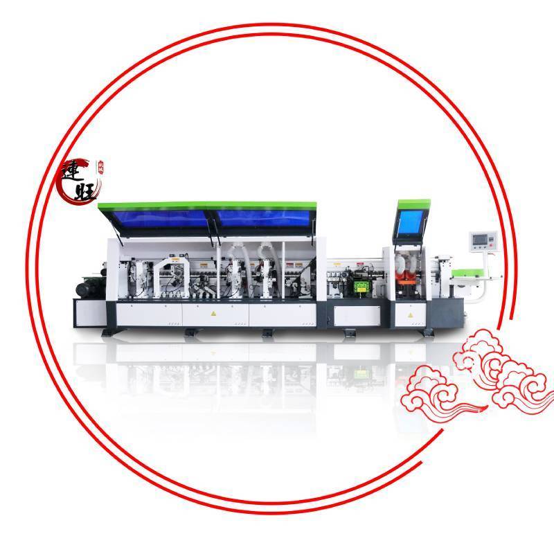 QDLW-468YJ all in one woodworking edge bander trimming cutting buffing pvc wood automatic machine edge banding machine