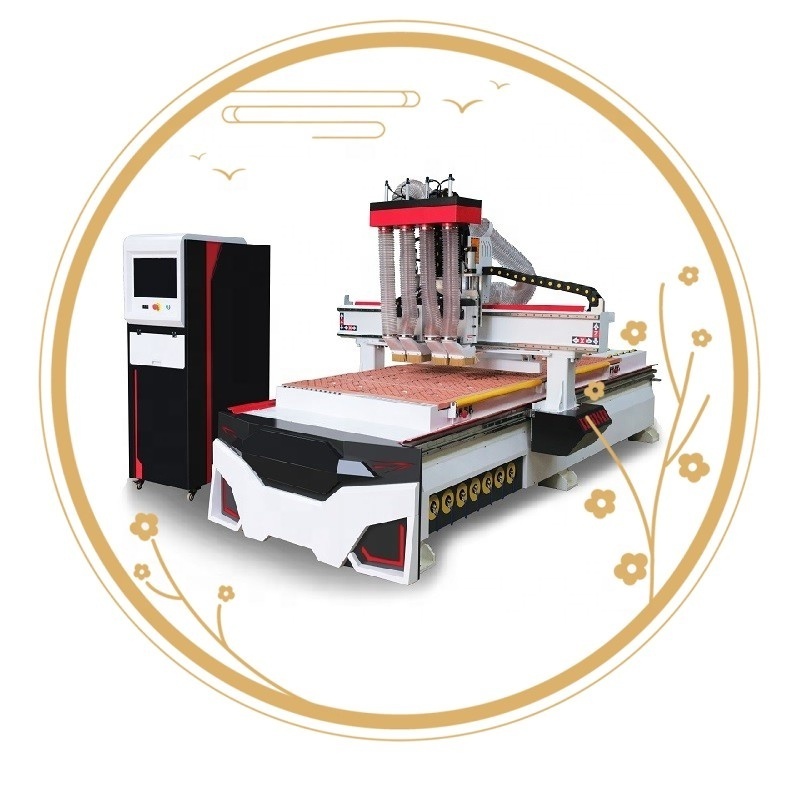 wood cutting machine High accuracy and precision woodworking cabinet door competitive price wood carving cnc router