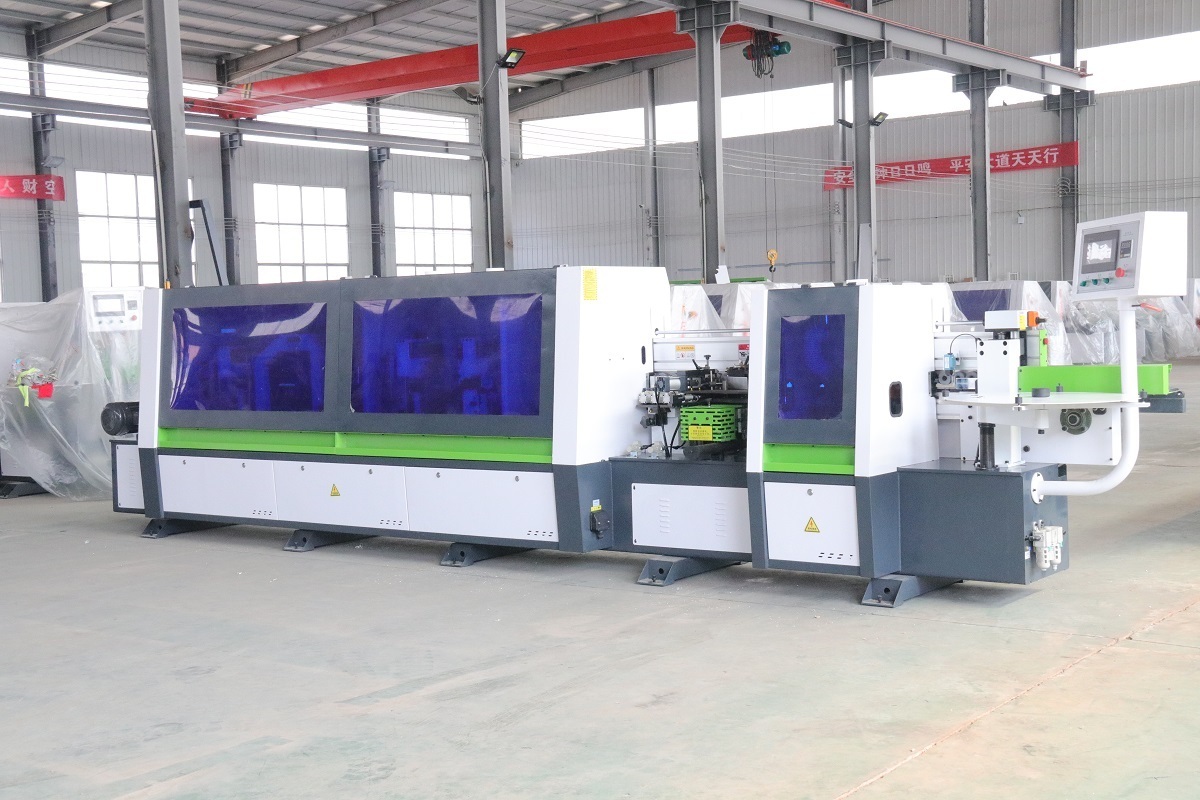 QDLW-468YJ all in one woodworking edge bander trimming cutting buffing pvc wood automatic machine edge banding machine