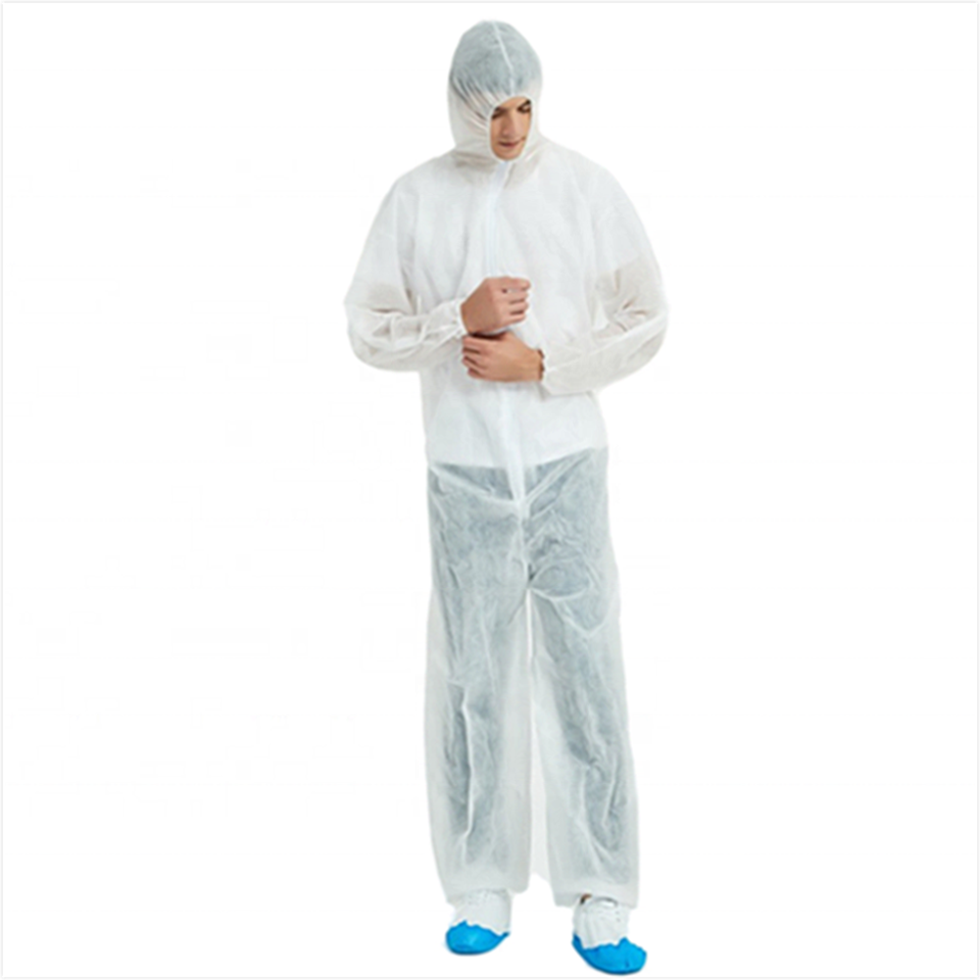 Wholesale custom disposable water resistance workshop safety working uniform overalls with hood