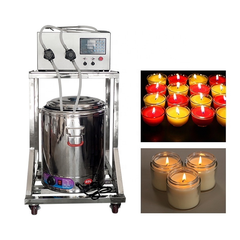 Warmer Candle Making Filling Machine Hot Paraffin/Coconut/Palm/Gel/Soy Wax Pouring Equipment for manufacturing scented candles