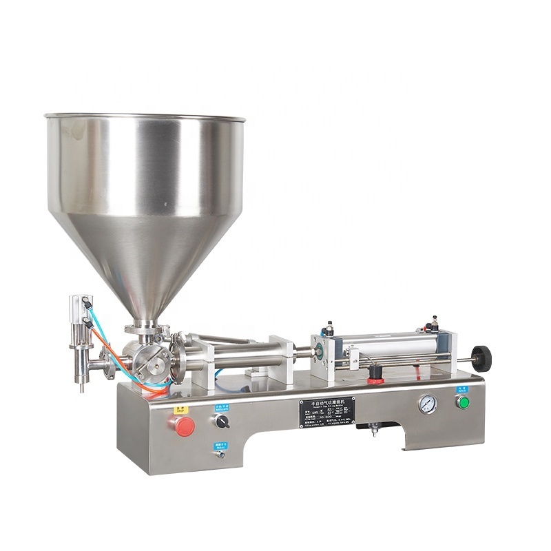 Fully Pneumatic Piston Pump Shampoo Sauce Clean Gel Flammable Liquid Soap Bottle Dispenser Paste Filling Machine