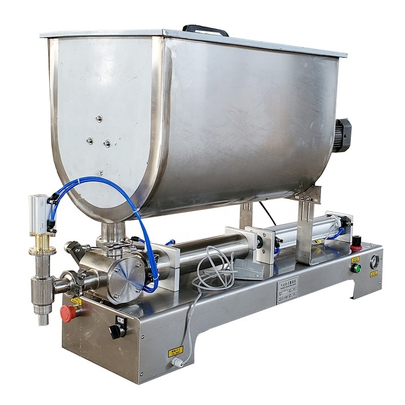 U-Type hopper filler sauce filling machine mixing hopper peanut butter chocolate filling sauce machine