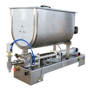 U-Type hopper filler sauce filling machine mixing hopper peanut butter chocolate filling sauce machine