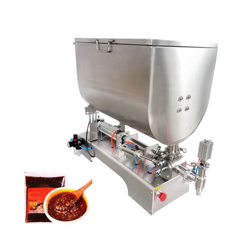 U-Type hopper filler sauce filling machine mixing hopper peanut butter chocolate filling sauce machine