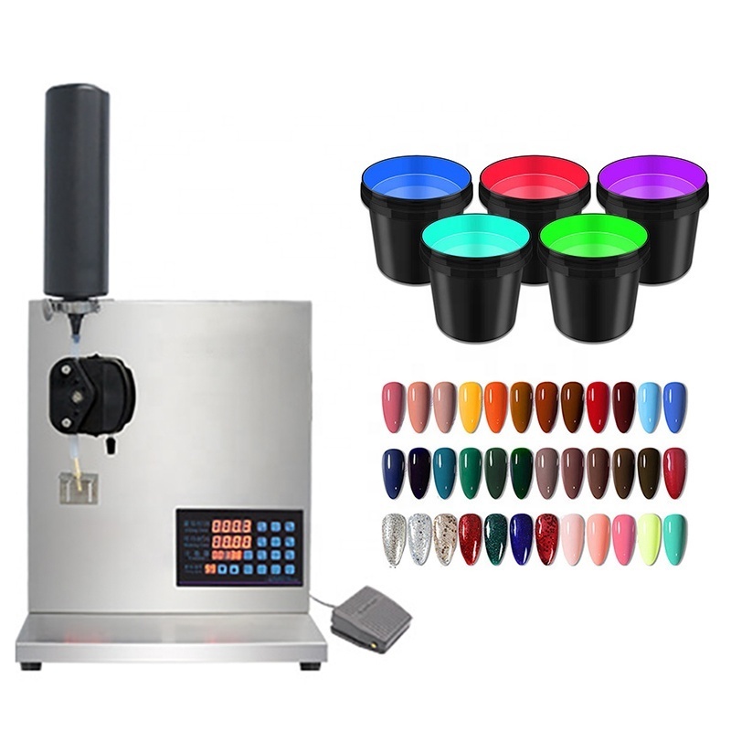 15ml Full Automatic nail gel polish bottle filling machine hot selling auto cosmetics filling line