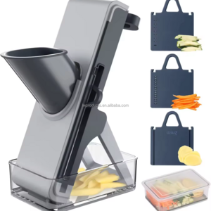 Once For All Vegetable Slicer Manual Adjustable Mandoline Slicer Dicer Julinner With Stainless Steel Blade Vegetable Cutter