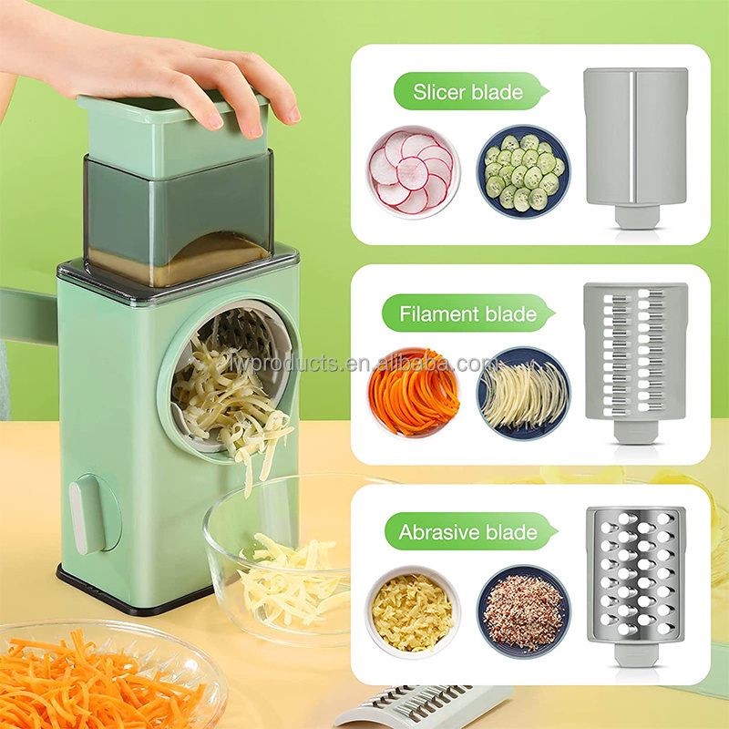 2024 Kitchen Accessories New Fruit Vegetable Tools Hand Chopper Cutter Slicer Vegetable Chopper Onion Slicer Salad Spinner