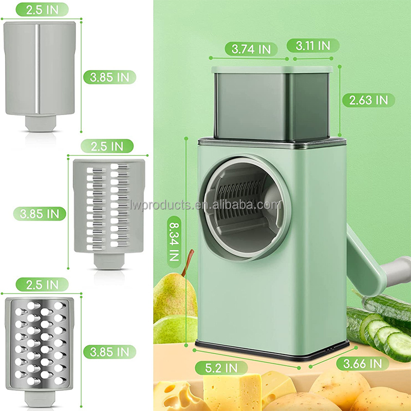 2024 Kitchen Accessories New Fruit Vegetable Tools Hand Chopper Cutter Slicer Vegetable Chopper Onion Slicer Salad Spinner