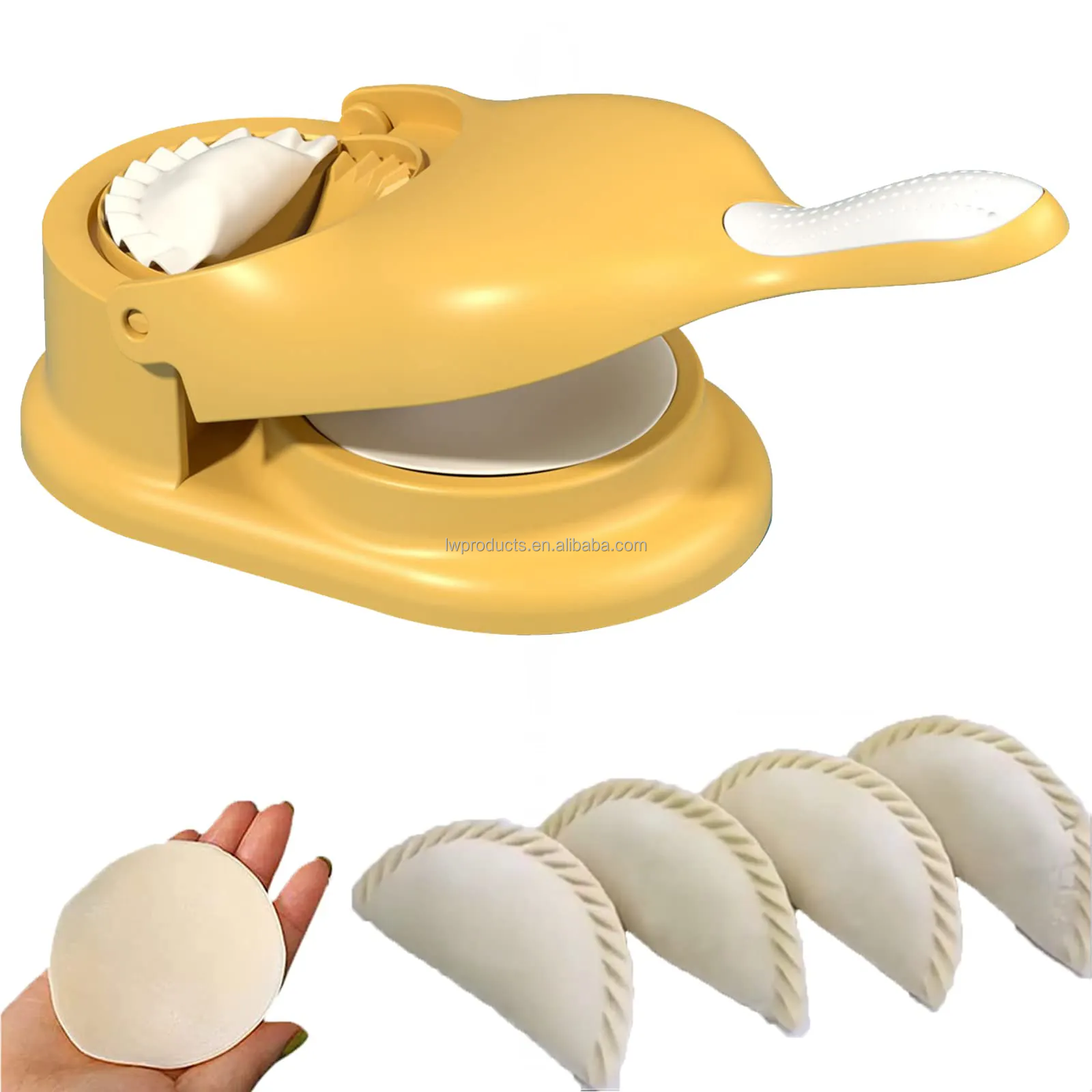 Dumpling Making Tool 2024 Kitchen Dumpling Press Molds Baking Pastry Manual Artifact Kitchen Accessories 2 In 1 Dumpling Maker