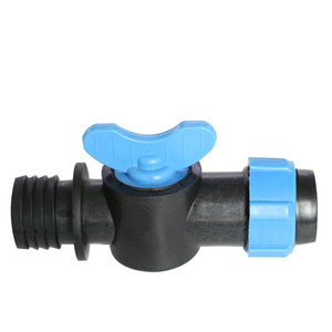 Irrigation system design agricultural irrigation system Wholesale Plastic Micro Spray rain hose gate valve shut off valve