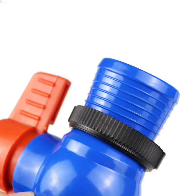 Rain hose Valve High Quality External Thread Screw micro spray Hose Connection Ball Valve for farmland and garden