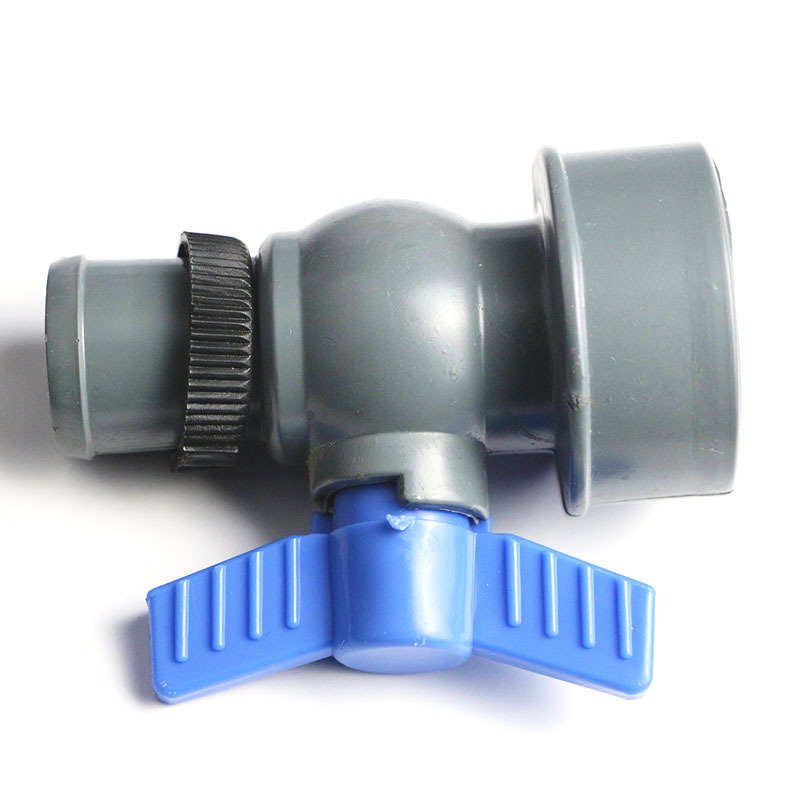 Rain hose Valve High Quality External Thread Screw micro spray Hose Connection Ball Valve for farmland and garden