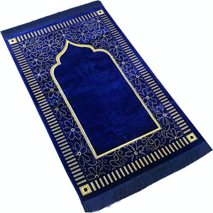 turkey sajadah muslim prayer rug praying mat islamic velvet chenille prayer rug kids prayer mat