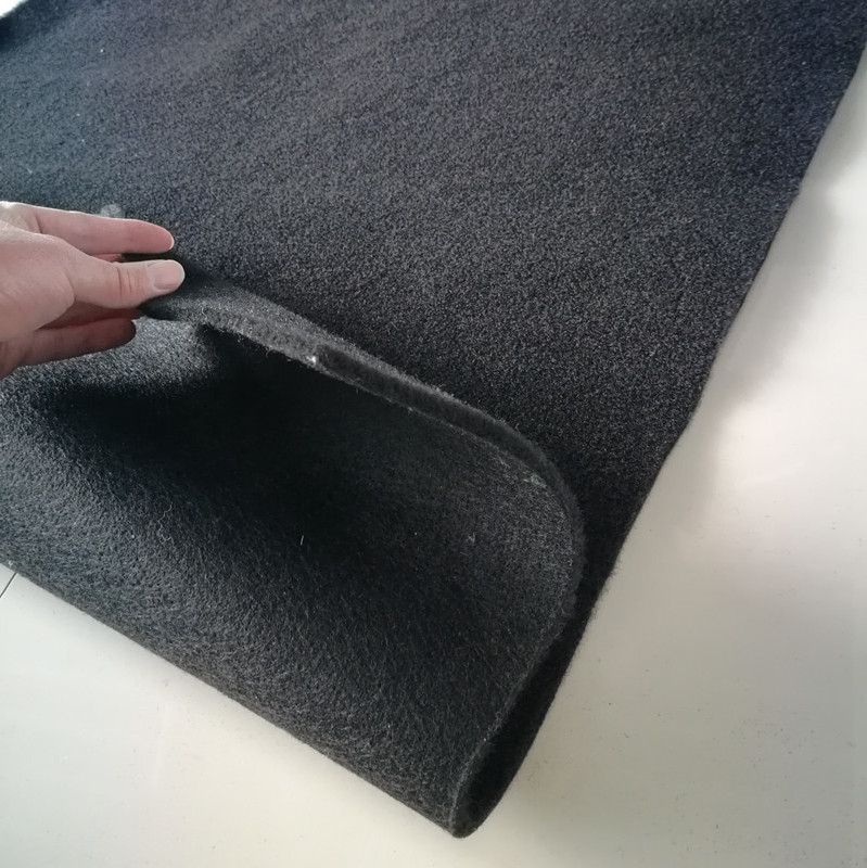 Polymat Audio Charcoal Dark Grey Car Sub Woofer Speaker Box Dj Enclosure Latex Backed Carpet Trunk Liner Non-woven Fabric