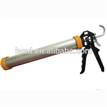 Manual Syringe Hand Sausage Caulking Glue Gun Manual Dispensing Gun Aluminum Alloy Dual Cartridge 400 Ml Powder Metallurgy Plate