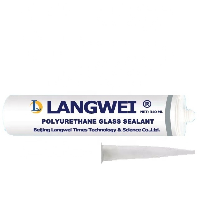 Langwei auto glass urethane windshield windscreen Adhesive for windshield bonding and sealing