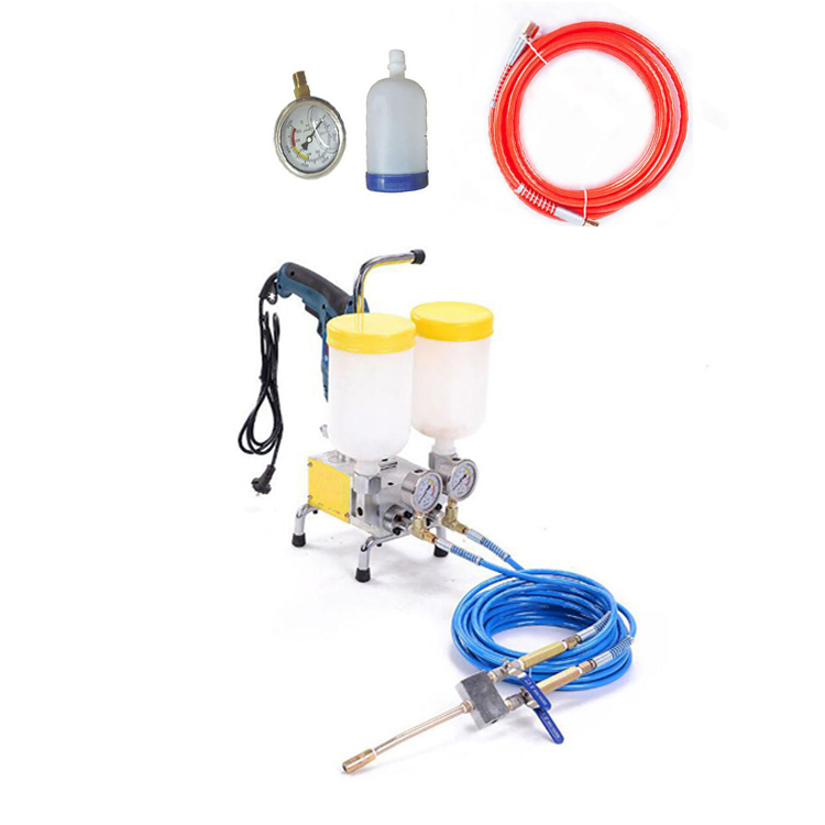 PU Injection Pump Machine Tool Equipment High-pressure Grouting Injection Resin for Epoxy Polyurethane Foam 12 Piston Pump 220v