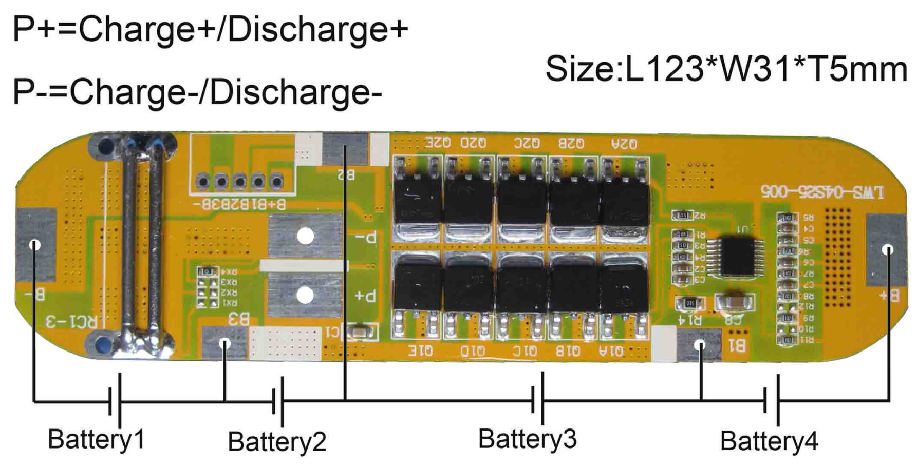 4S 20A pcba manufacture laptop roger led lights print led circuit 14.8V active balancer bms lifepo4 power bank module board pcb