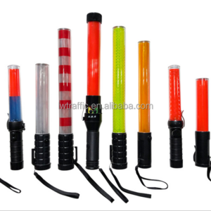 High Quality Plastic Rechargeable Led Warning Strobe Lights Hand Traffic Baton Wand