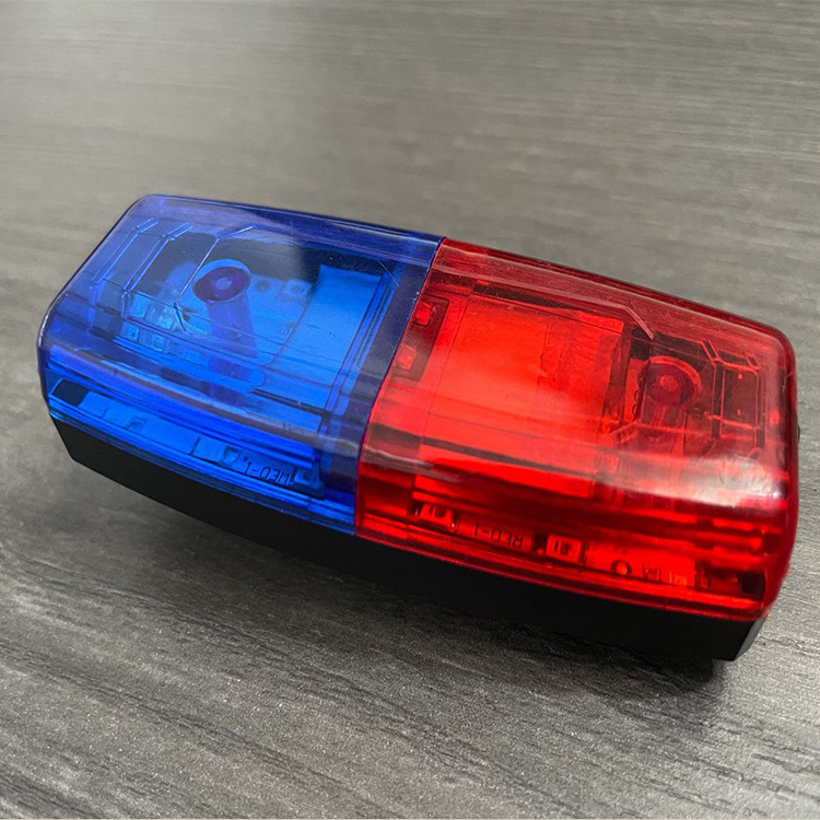 New flashing red blue led shoulder light led safety light shoulder light for usb charing cable