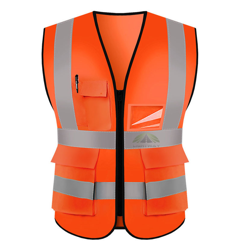 China Reflective Safety Clothing Manufactory OEM LOGO CE Security Jacket Factory Yellow Warning Vest