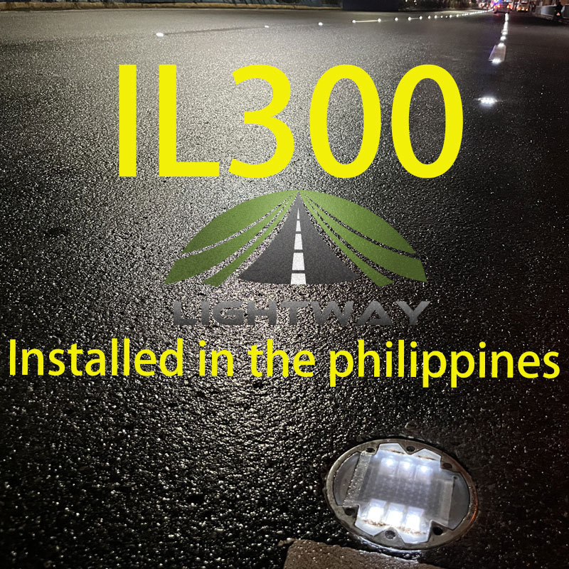 6 screw d 143mm solar road studs embedded road stud pavement marker led 143*47mm solar il300 road stud