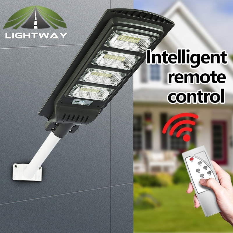 Light control integrated solar street light  super bright outdoor waterproof solar street light with remote control