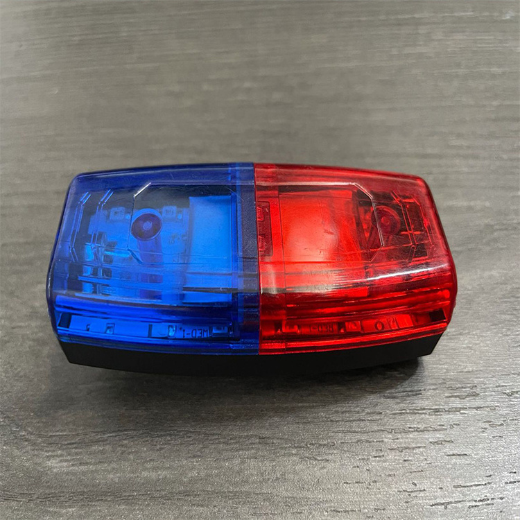 Safety Traffic shoulder lamp Red blue LED strobe flashing Shoulder Light