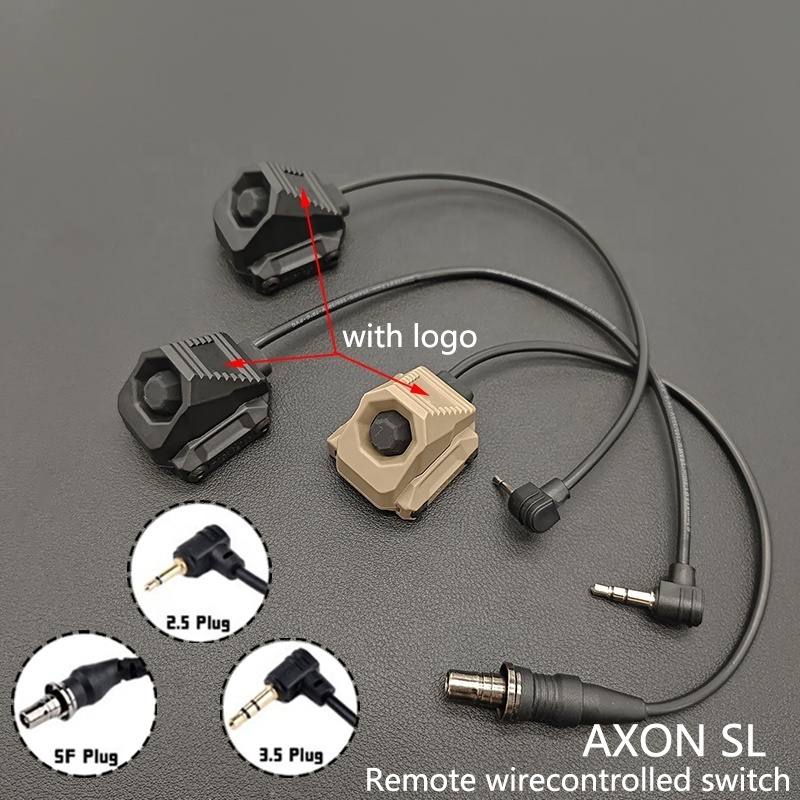 Tactical AXON 2.5/3.5/SF Plug Remote Pressure Switch For M600 M300 DBAL PEQ15 laser Scout Light Switch hunting Weapon Switch